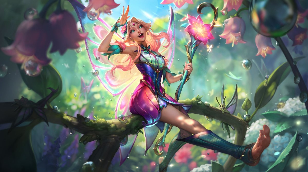 「Faerie Court Lux Splash Art 」|Bessのイラスト