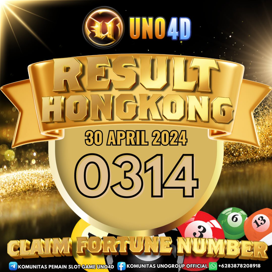 🎱RESULT HONGKONG🎱
SELASA,30 April 2024 
RESULT ⏩0314⏪SAH

MINIMAL BET 1000
DISC 4D » 64%
DISC 3D  » 56%
DISC 2D  » 28%
DAFTAR SEKARANG DI #UNO4D

LINK DAFTAR » shorturl.at/eiKO4
#unogroup #togelonline #togeljitu #resulthongkong #resulthk #togehk #Resulttogelhariini