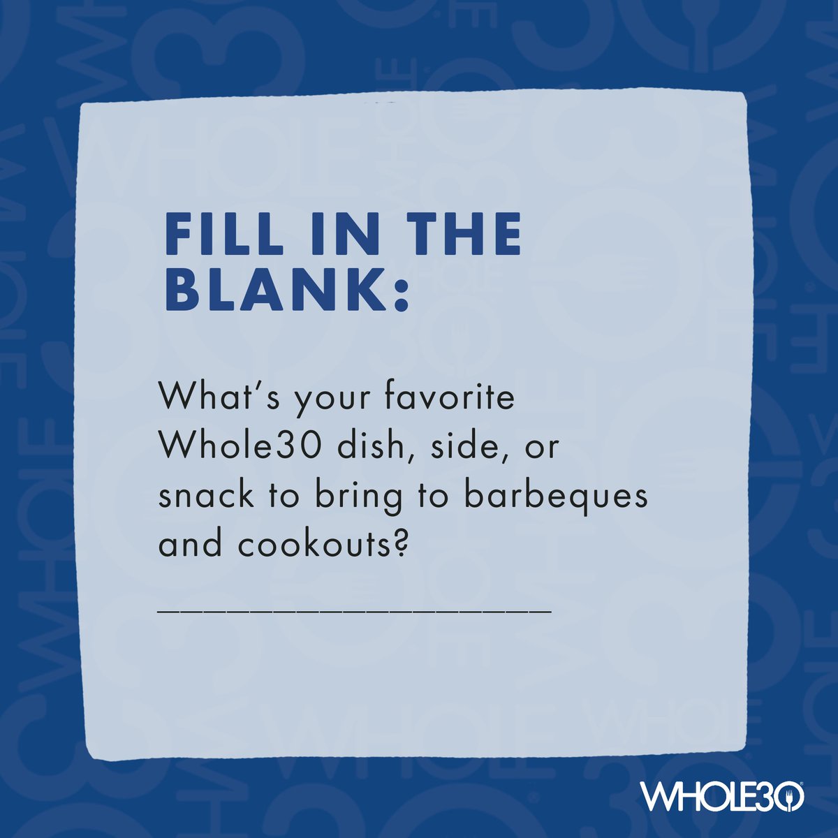 Barbecue season is almost upon us, and we want to hear from you! What are your go-to #Whole30-friendly favorites to bring to cookouts and barbecues?