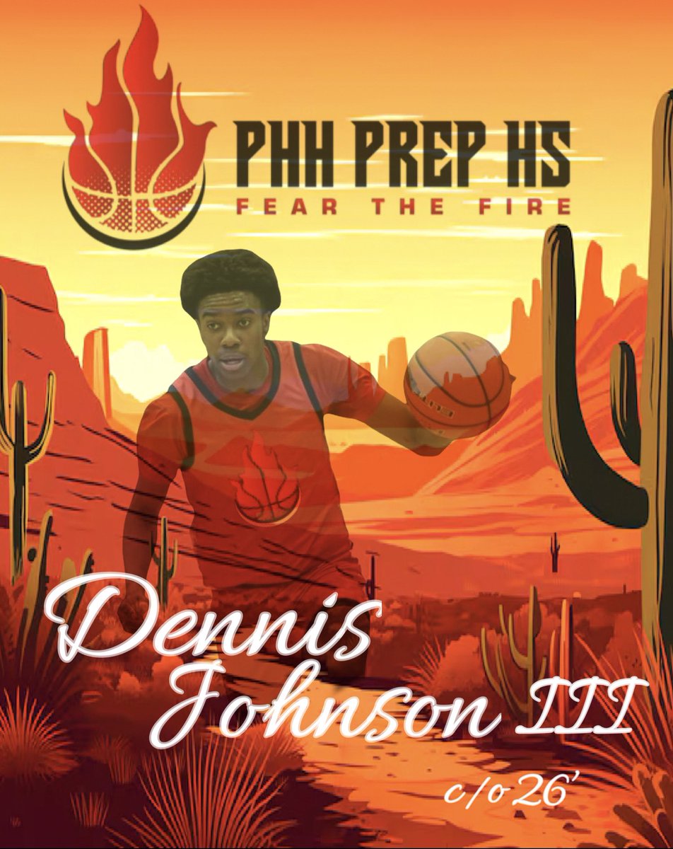 Join us in welcoming 6’3 CG @DennisJohnsonl3 to @PhhPrep DJ3 is a dynamic long range lefty sniper who will get 🔥 at any moment‼️