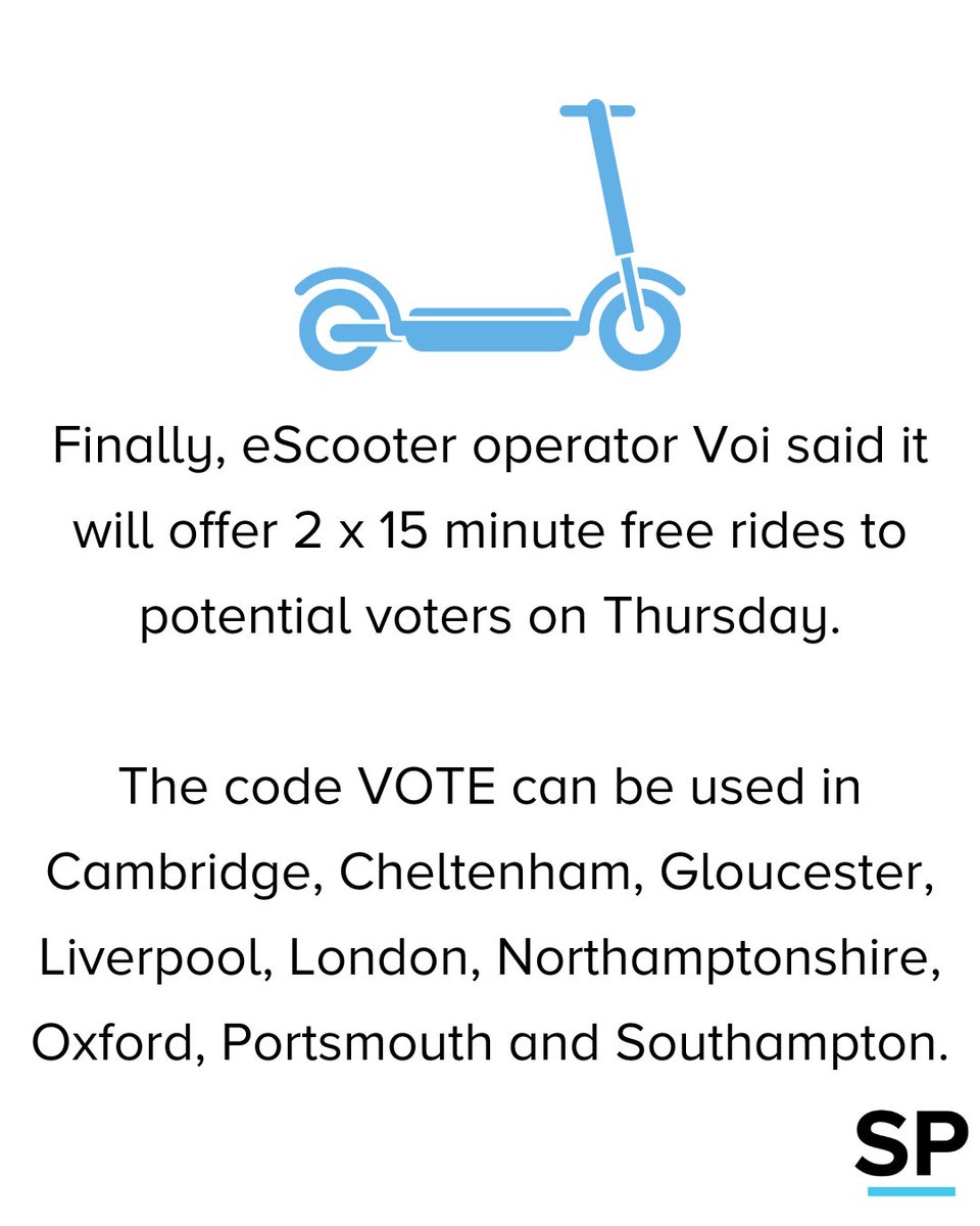 Will you be scooting to your polling station?