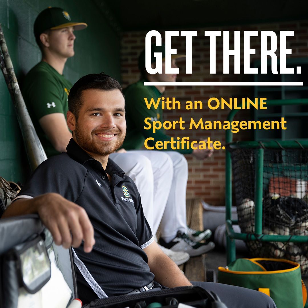 #GETTHERE with a 100% online graduate certificate! Southeastern is now offering a sport management graduate certificate, the first graduate certificate to be offered by the university. Read more about the program here: southeastern.edu/news_media/new…