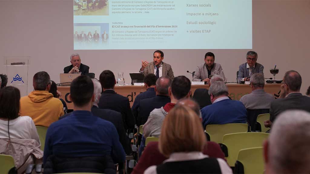 El Consorci d'Aigües de Tarragona enceta el 2024 enmig d’un “escenari favorable” 📷 LA NOTÍCIA: setmanarilebre.cat/el-consorci-da… @joanalginet @terresebre @govern @asalvadof #lAmpolla #TerresdelEbre