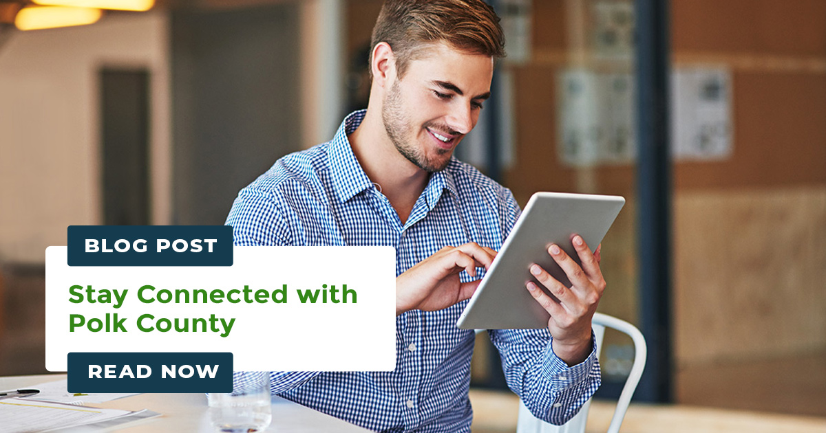 Staying connected to your government is essential. That’s why Polk County has several ways for you to connect. Read the full blog post here: polk-county.net/stay-connected… #blog #whatsnew #PolkCountyFL #StayConnected
