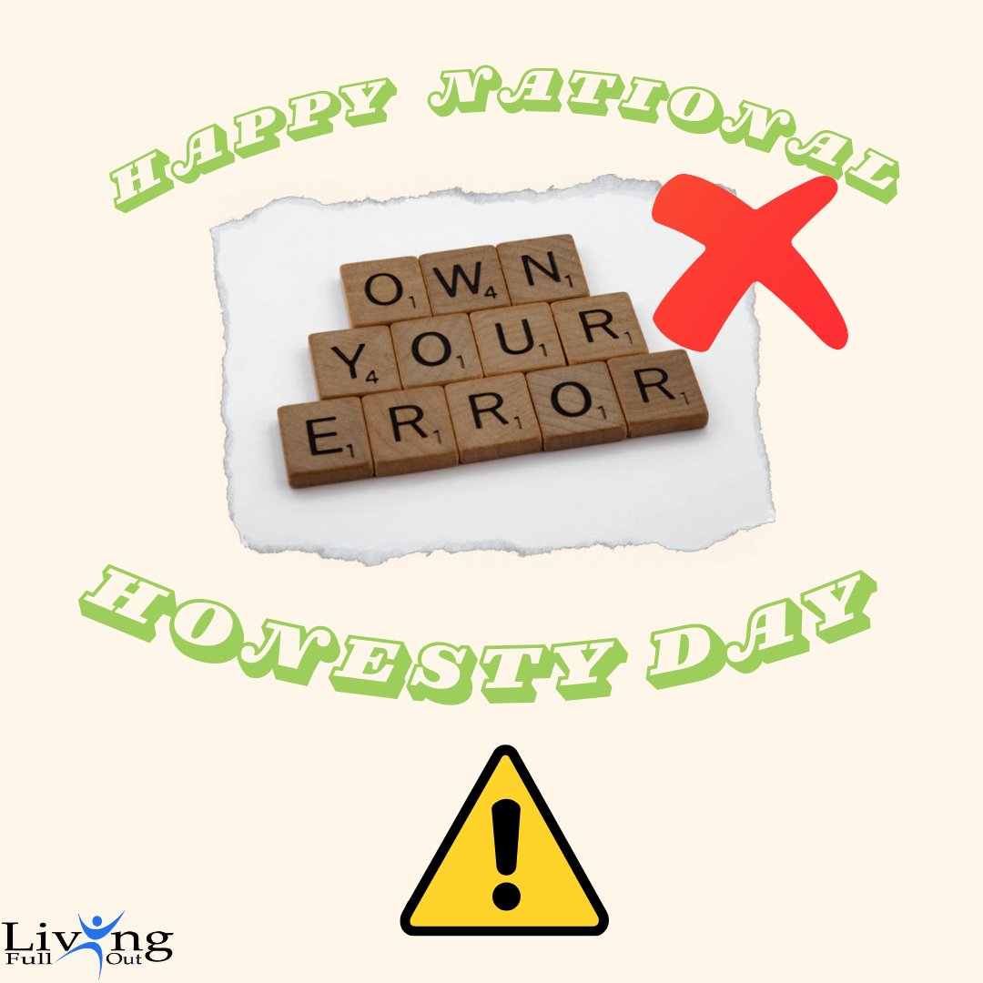 Have you ever told a white lie to spare someone's feelings? #NationalHonestyDay is dedicated to embracing the truth. Try to take accountability for your actions and actively work to learn from them. Like if you have embraced honesty. #CelebrateEveryday