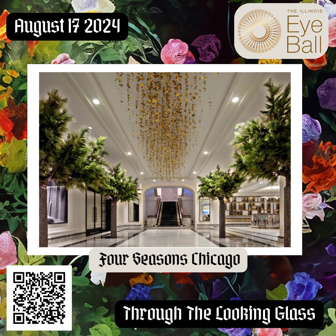 This year's Illinois Eye Ball will be hosted at the gorgeous Four Seasons in Chicago located at 120 E Delaware Pl, Chicago, IL 60611! Scan the QR code or visit the link in bio for tickets, sponsorship, and more!