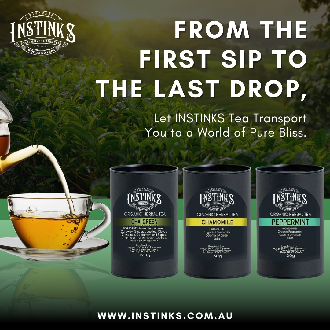 Let INSTINKS Tea be your passport to pure bliss! 🍵

✨ Savour the journey, one delicious cup at a time. 

🌐instinks.com.au

#teatime #organicherbaltea #herbaltea #naturaltea #blend #instinksau #health #gift #australianmade #uniquegifts #womeninbusiness #tea #quality