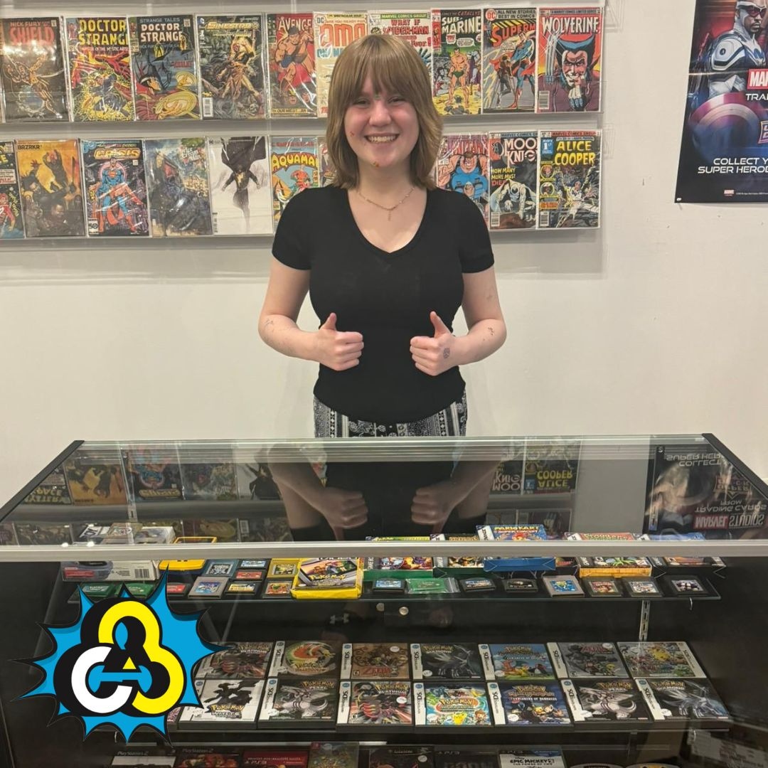 🎮 Welcome to the team, Shauna! 🎉 We're thrilled to have you on board at Carl's Collectible Culture! Your passion for gaming is just the spark we need to level up our video game section.

#WelcomeShauna #GameOn 🕹️👾 #C3TCG #Orillia #DowntownOrillia #Collectibles #ItsACulture