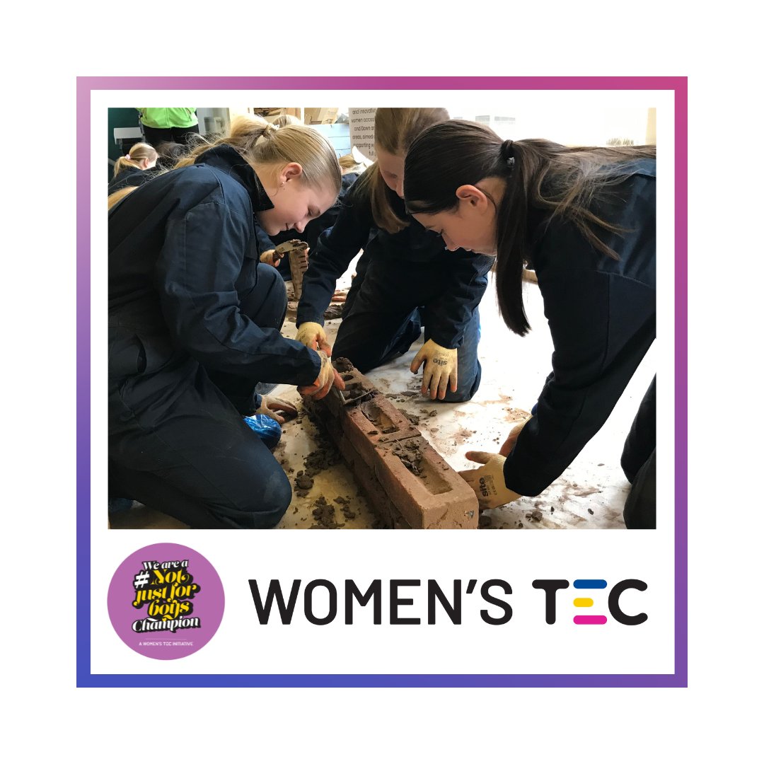 Become a #NotJustForBoys Champion with WOMEN'STEC! Our Champions are committed to promoting gender diversity and inclusion in traditionally male-dominated sectors like construction. Click here for more information 👉 ow.ly/N6vX50Rsv3h