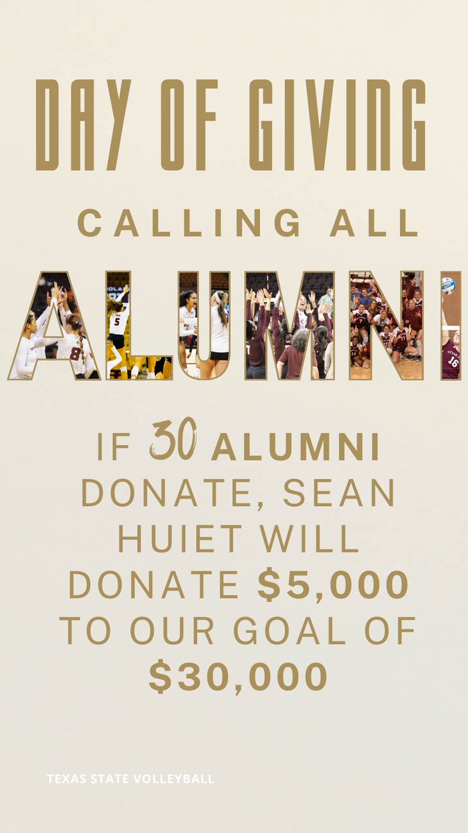 Calling all Alumni! We need your help towards reaching our goal! 📣😸