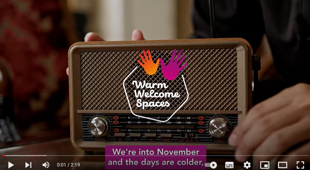 We know that our Warm Welcome Spaces create magic and bring joy to so many people, thanks to all the amazing volunteers who run these spaces. We’re excited to share this film with you, celebrating the impact of the Warm Welcome Campaign. youtu.be/Le-T9Dcc3ck?si…