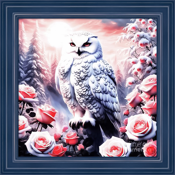 Check out this new digital art that I uploaded to fineartamerica.com/featured/snowy… #SnowyOwl #roses #WallArtForSale #Google