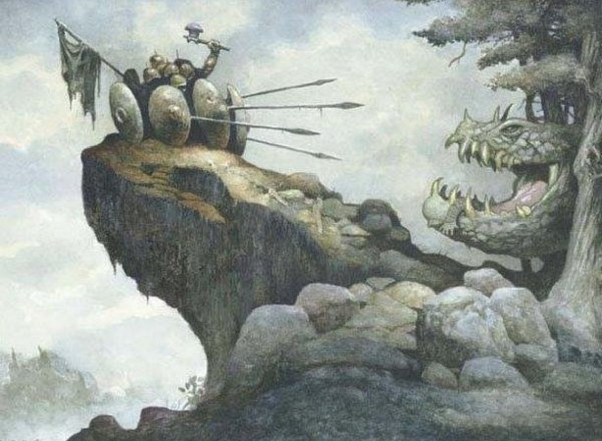 Larry MacDougall's High Fantasy artwork shows why the high ground is so important.