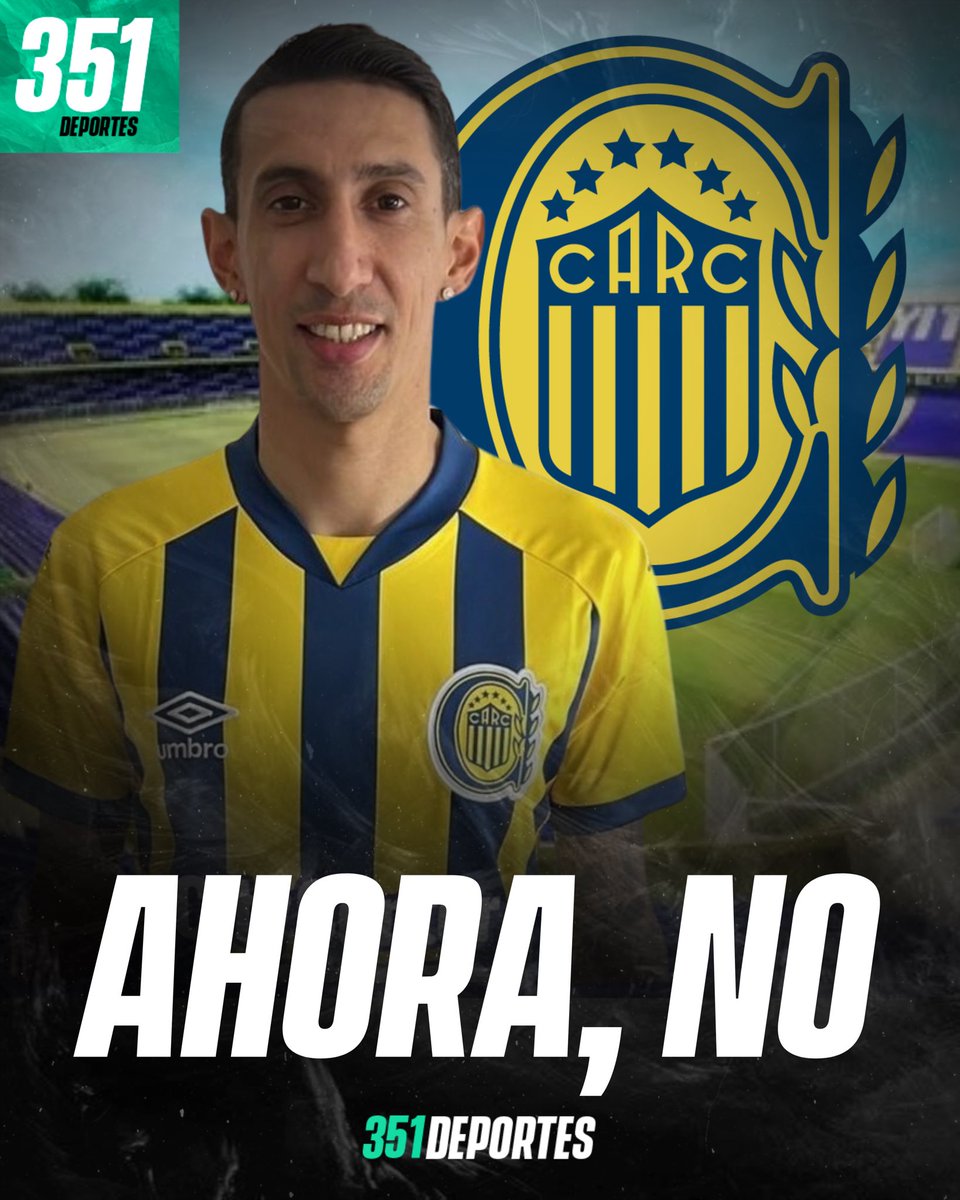 🚨 NO JUGARÁ EN ARGENTINA ✍🏼 Angel Di María no regresará a #RosarioCentral en el mes de junio. Su intención era volver al fútbol argentino, pero decidió priorizar la seguridad de su familia. ℹ️ @gastonedul