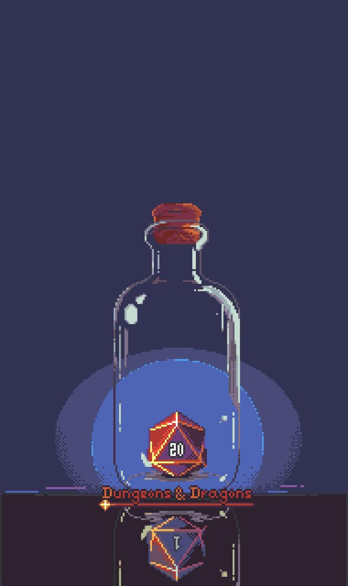 maxtentacle's tweet photo. Looks like I made a wallpaper...

#pixelart #aseprite #DnD #wallpaper https://t.co/yBbmVSwnWH