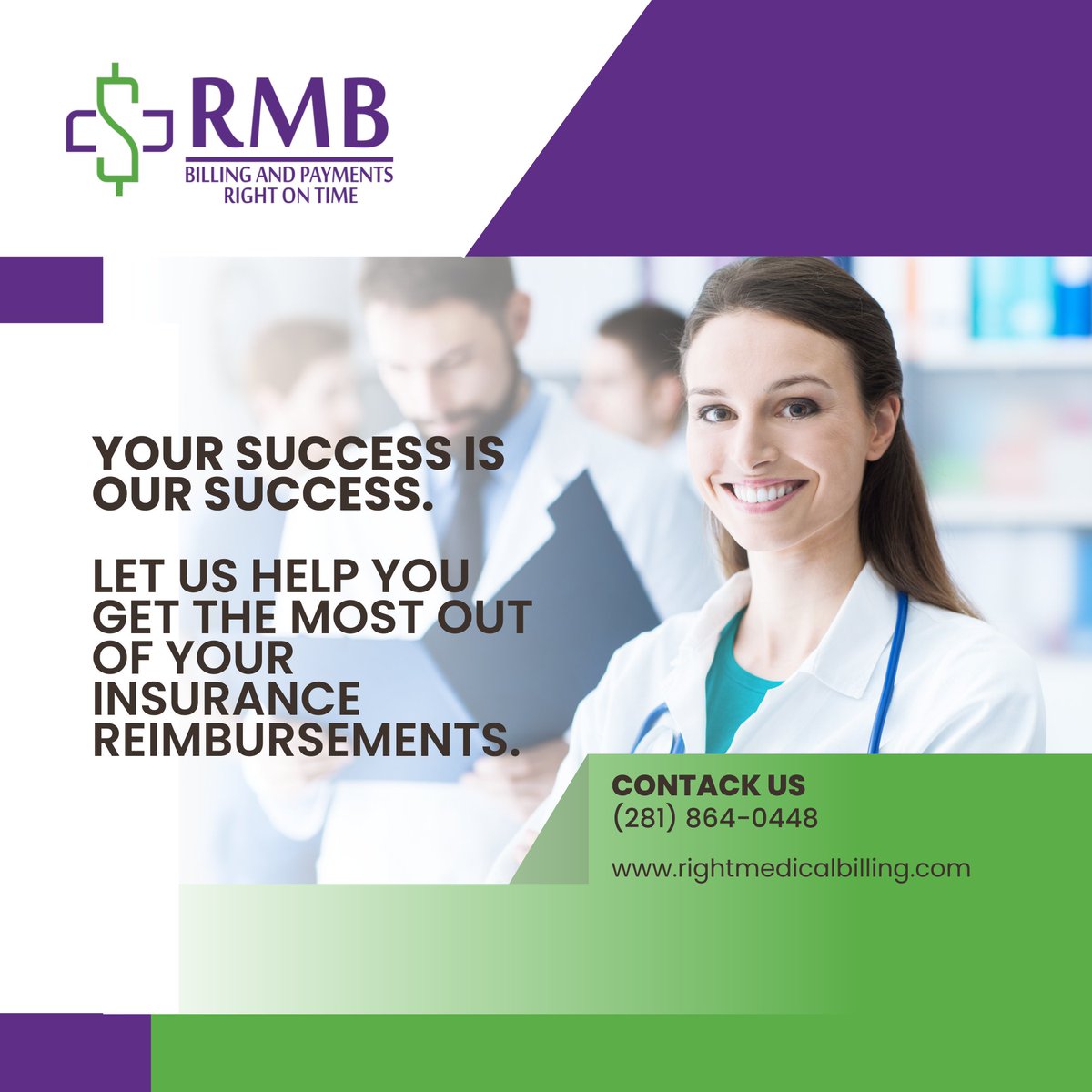 rightmedbilling's tweet photo. Talk to us today!
Ph # (281) 864-0448
Email: sales@rightmedicalbilling.com
#medicalbillingservices #healthcarebilling #medicalcoding #doctors #revenuecyclemanagement https://t.co/mfu28K1Xli
