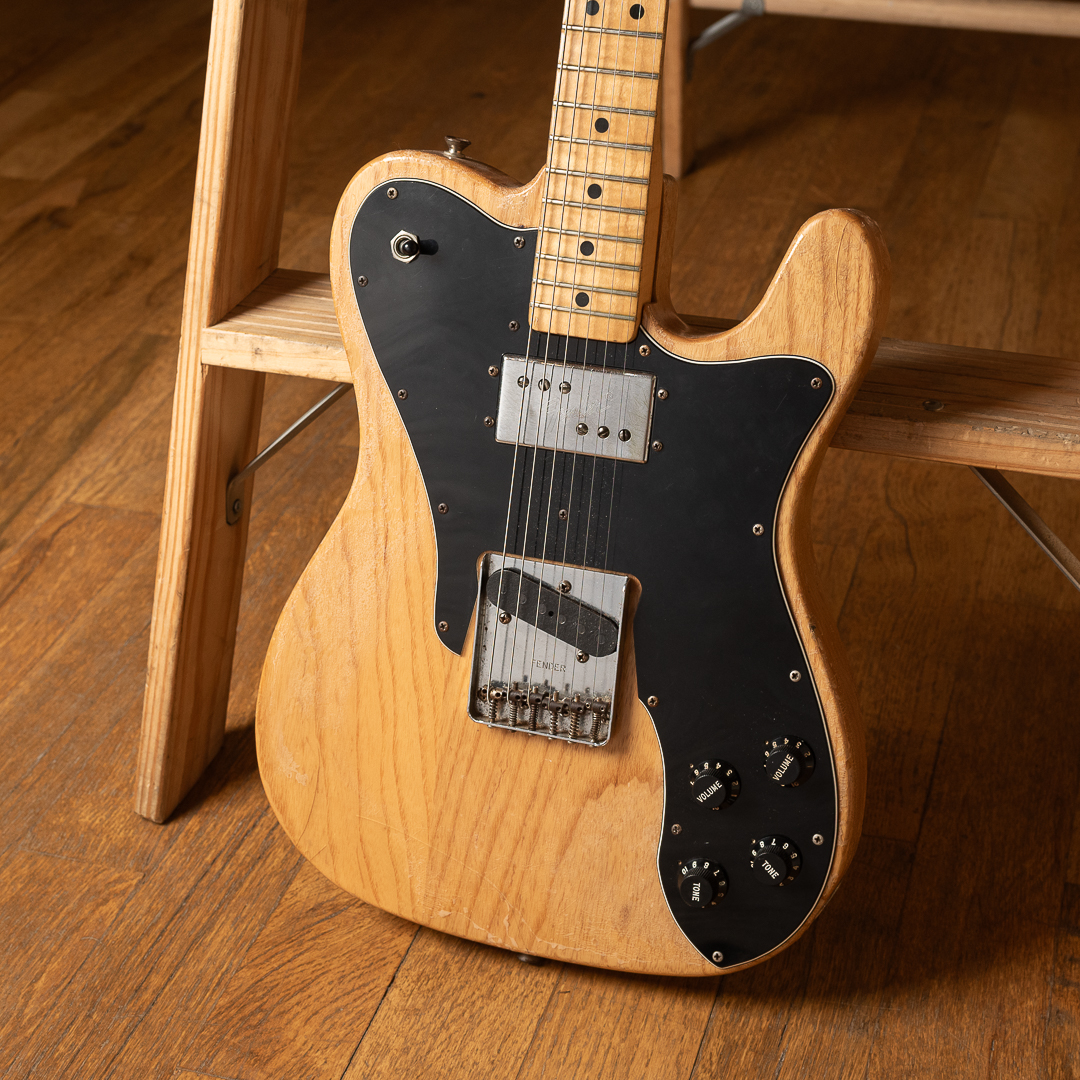 Strum into #TeleTuesday with the iconic sound of Telecaster guitars. Explore a variety of models, from this 1979 @Fender Telecaster Custom vintage arrival, #CMEexclusive Squier, to modern Fender Custom Shop 'Chicago Special' models! Find your Tele at CME! bit.ly/3xBzQNA