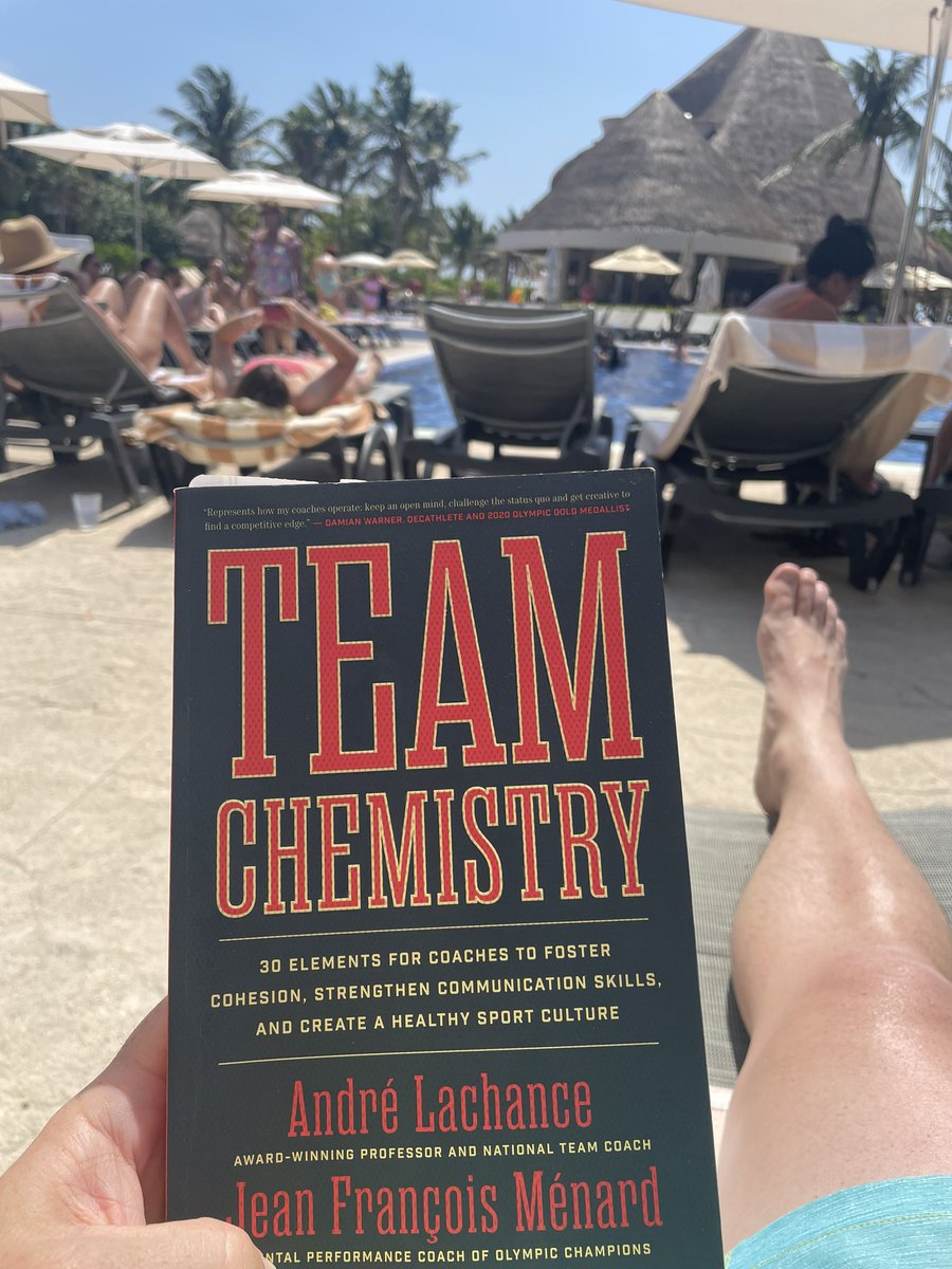 Half way through this gem from @alachance and @jf_menard and it’s a great read. Lots of good stuff whether you’re coaching u11 or university. Some great info on how to get the most out of your athlete or group! #teamwork