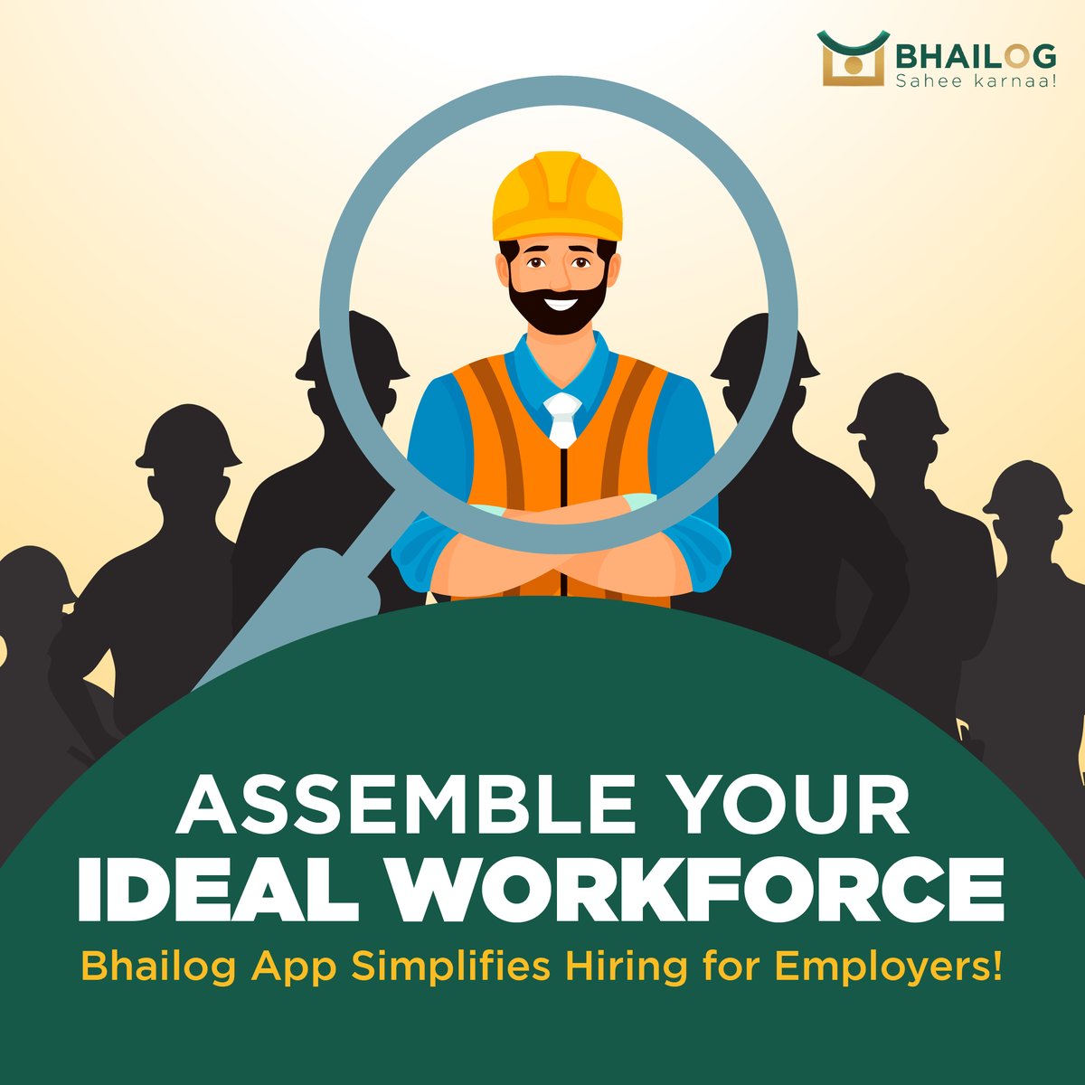 Connect seamlessly with top talent and find your dream team effortlessly. Say goodbye to hiring hassles and hello to success!Transform your hiring process with Bhailog App.
.
.
.
.
 #SeamlessConnection #EffortlessHiring #BhailogApp #Recruitment #HiringProcess #bhailogapp