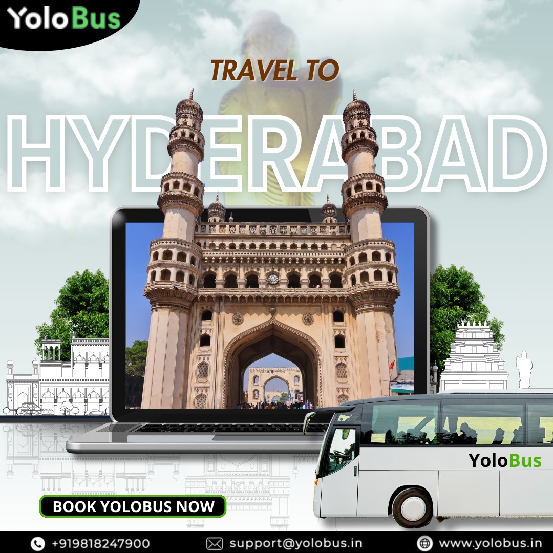 Discover the charm of Hyderabad with YoloBus: Where every journey is an adventure, and every destination is a story waiting to unfold.

Download the app to book tickets, link in bio.
.
#YoloBusIndia #hyderabad #hyderabaddiaries #bustravel #travel #travelindia #traveling