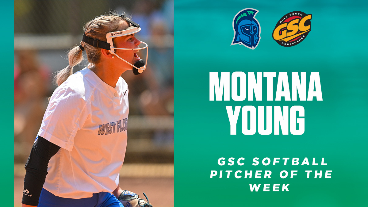 🚨HAVE A WEEK, MONTANA YOUNG!🚨 The senior from Slidell is your Gulf South Conference Pitcher of the Week! Young finished the weekend with two wins, a .75 ERA, 15 K and surpassed 400 career strikeouts in the effort. Congrats, Montana! #GoArgos