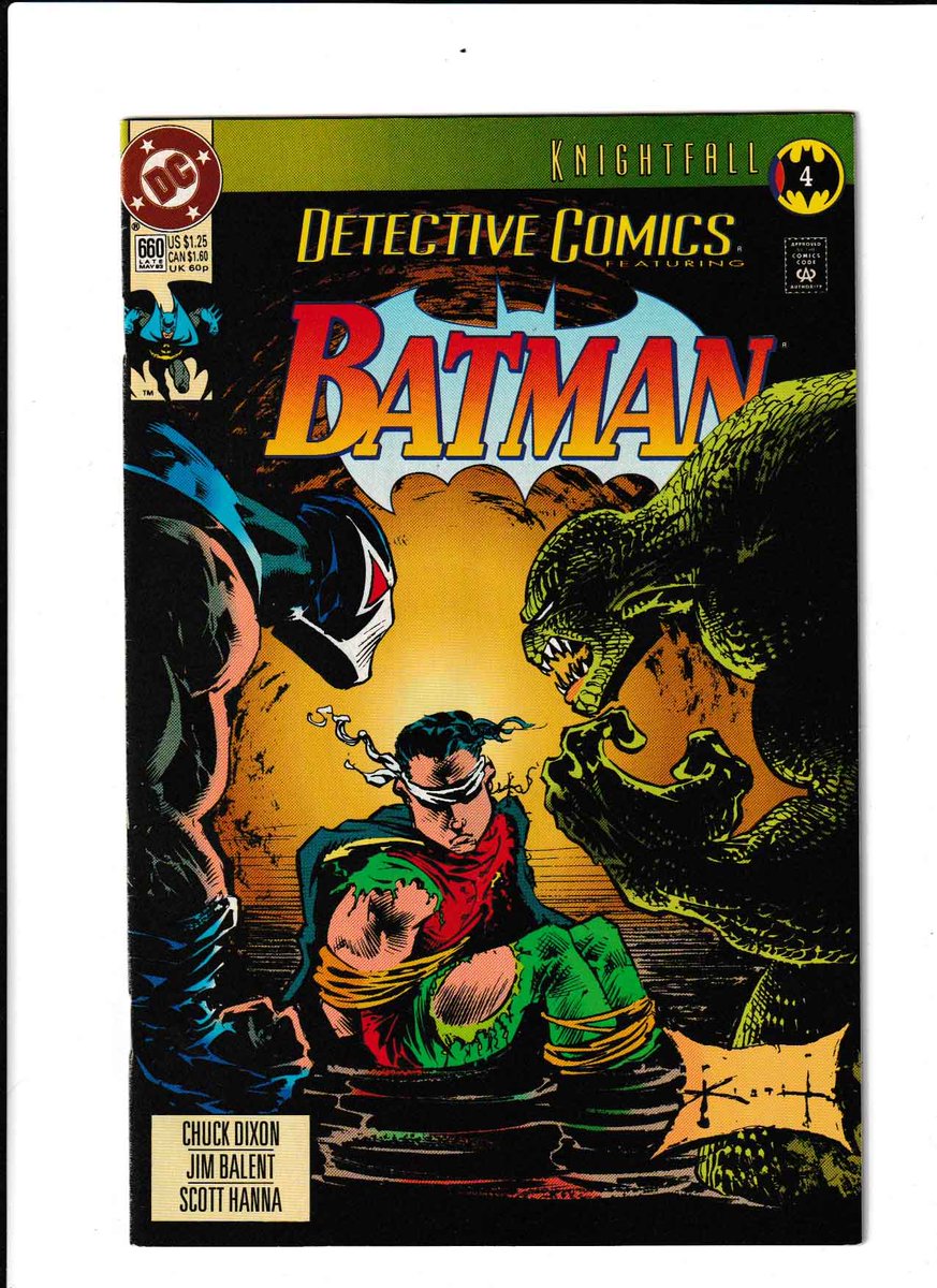 #DetectiveComics #660 (1993) #SamKieth Cover & #JimBalent Pencils, #ChuckDixon Story, #Knightfall Part 4 'Crocodile Tears'  rarecomicbooks.fashionablewebs.com/Detective%20Co…  #KeyComicBooks #DCComics #DCU #DCUniverse #KeyIssue