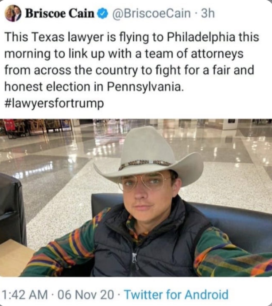 This is some real Briscoe flying to Pennsylvania to “stop the steal” energy.

Who keeps letting our 🤡 out of the car? 

#MAGACircus
#CrewsForHD128