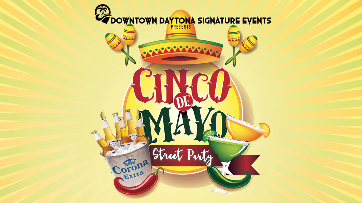 Mark your calendar! The Almost Cinco de Mayo Street Party comes to beautiful Downtown Daytona Beach May 4 at 7 pm featuring traditional Mexican foods and libations along with a DJ and live music. Admission: FREE Details: bit.ly/4cGjtzl #LoveDaytonaBeach🏖️ #LoveFL☀️