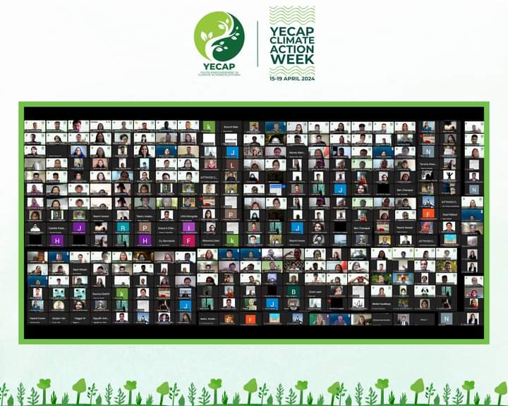 'YECAP Climate Action Week' from April 15 to 19, 2024. #YCAW2024 another sweet and successful memories of April 2024.

🌱☘️🍀🌿🍃🌍🍂
@YECAP_AP @aippnet @UNDPasiapac @youngo_unfccc
@UNESCAP @Y4Cofficial @BritishCouncil @UNICEF
@YouthCoLab