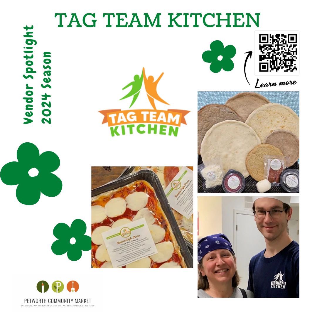 Vendor Spotlight on @tagteamkitchenpizza 🍕✨
offering a variety of mouthwatering pizza crusts, homemade sauces, freshly prepared mozzarella, and more to help you craft the perfect pizza night at home
🌾 🍅🧀 #PizzaPerfection #LocalIngredients  #HomemadeHappiness 🍕🍴✨