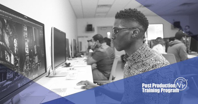 Start your film/TV career with the #MadeinNY Post Production Training Program!

Learn more TODAY at 3pm: on.nyc.gov/2vAHSDg