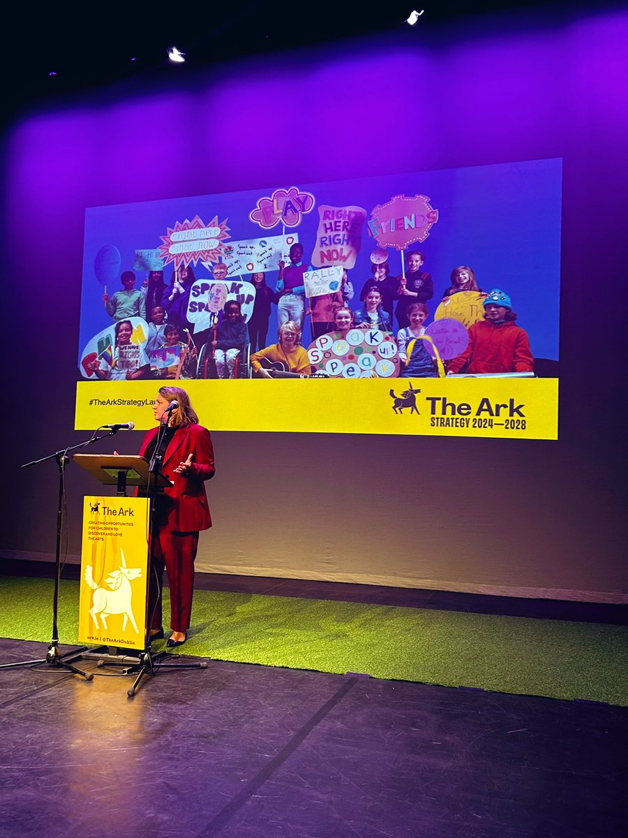 “Everything about this place is extremely important for children’s rights,” @caoilfhionnanna Delighted to attend #TheArkStrategyLaunch this afternoon - made all the more inspiring through the amazing contributions and direction of The Children’s Council past and present 👏