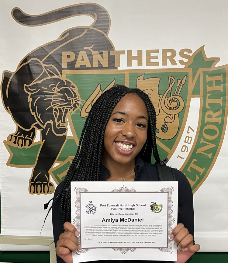 Positive office referrals! Look at all these Panthers getting caught doing the right things! Thanks, McGregor, Kenzy, and Amiya!