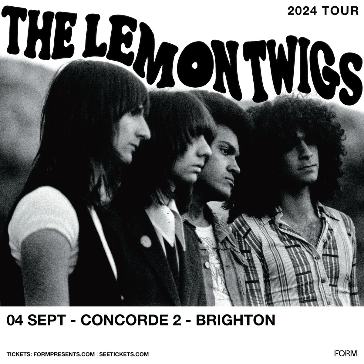 Following the release of their critically acclaimed album 'Everything Harmony', New York City’s @thelemontwigs return to Brighton on 4th September at @concorde_2! 🎟Tickets on sale 10am Friday.