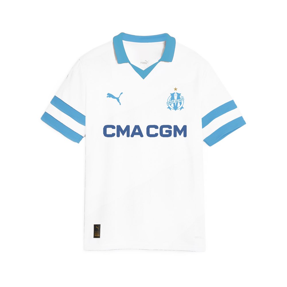 Idée maillot avec le logo 'synthèse historique'
#TeamOM #MaillotTeamOM #blasonOMhistorique @OM_Officiel @VGCU84 @pumafootball
