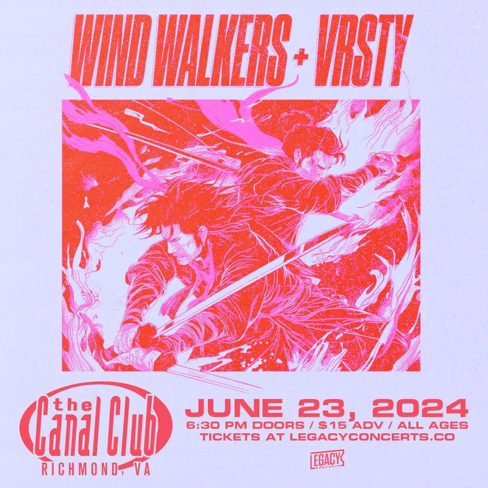 JUST ANNOUNCED: @WindWalkersBand and @vrsty_nyc at @TheCanalClub on June 23rd! Tickets on sale Friday at 12PM EST