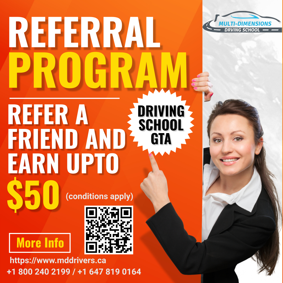 mddrivers's tweet image. Turn your connections into cash! Refer a friend and you can enjoy discounts on driving lessons.
.
📲 +1 800 240 2199 / +1 647 819 0164
🖥 mddrivers.ca
.
#multidimensionsdrivingschool #DriveWithRewards #DriveToExcel #ReferralRewards  #DoubleTheDrive #ReferralRewards