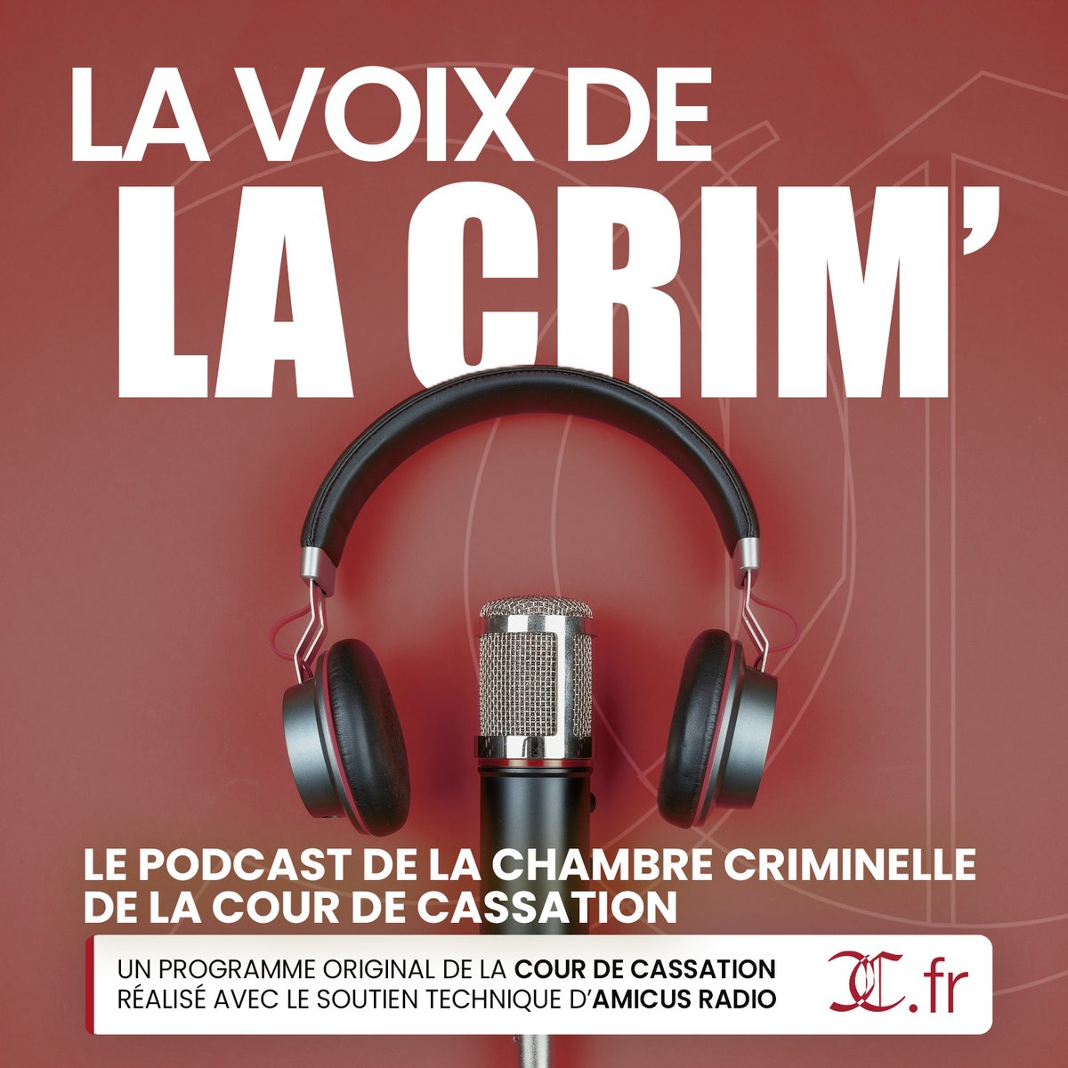 🚨[Nouveau] La chambre criminelle de la Cour de cassation lance son podcast 'La Voix de la Crim'' ! 📌Rendez-vous jeudi, à 14h, pour un 1er épisode consacré aux fouilles de véhicules lors des enquêtes préliminaires. courdecassation.fr/toutes-les-act…