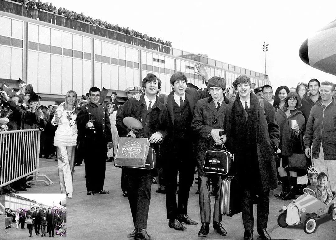 Family of 9 dropped into this iconic photo of the Beatles - what a cool reaction when they realized they were in it! 
buff.ly/3jTJPSc 
#personalgift #uniquegifts #gifts #printed #personalisedgifts #personalisedgift #wallart #decor #holidaygifts #MHHSBD #Earlybiz