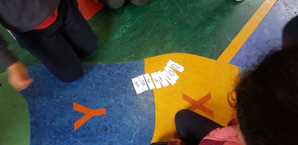 Today we used the poly spots to help us revise our phonics @2ndClSAttracta @ActiveFlag @HealthyIreland #ASW24