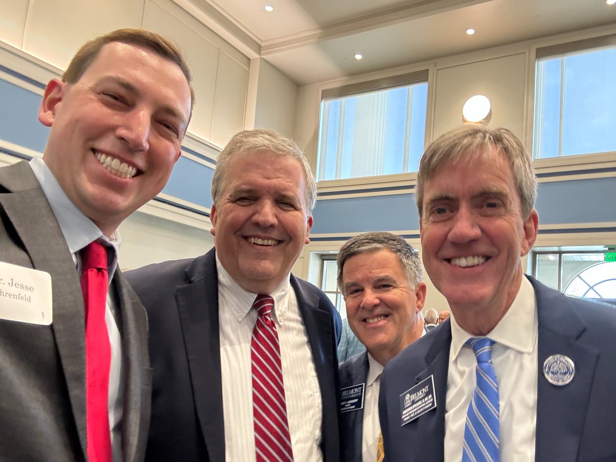 DoctorJesseMD's tweet photo. Such a treat to be at the @BelmontUniv / @FristCOM  ribbon cutting representing the @AmerMedicalAssn! Welcome, America's newest #medical #school!
