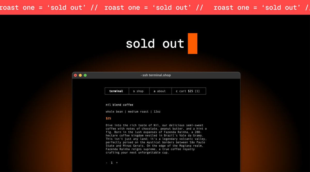 terminaldotshop's tweet image. WE ARE SOLD OUT

thank you all for the support - it's going to help us take things to the next level

better quality, better prices, and some funny ideas that you're all going to laugh about

see you soon