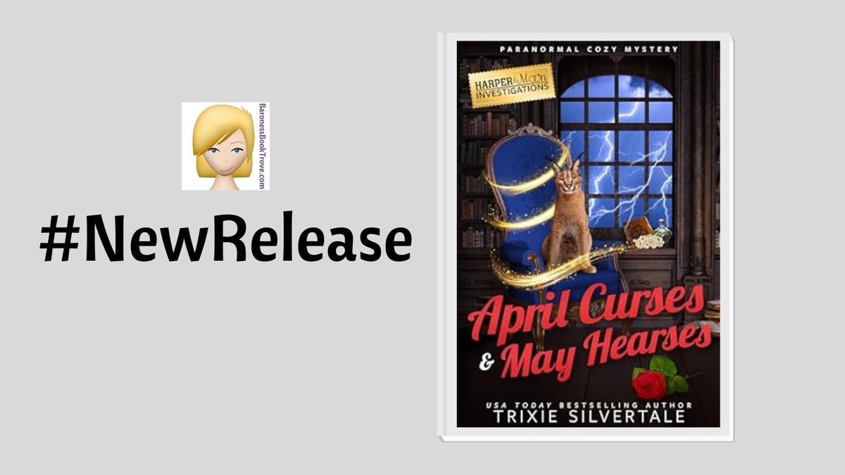 Here’s a new cozy paranormal mystery called APRIL CURSES AND MAY HEARSES by Trixie Silvertale is out and it is the 5th book in the Harper and Moon Investigations series!
#cozyparanormalmystery #HarperandMoonInvestigations #book #newrelease #books #booklover #booknerds #bookaholic