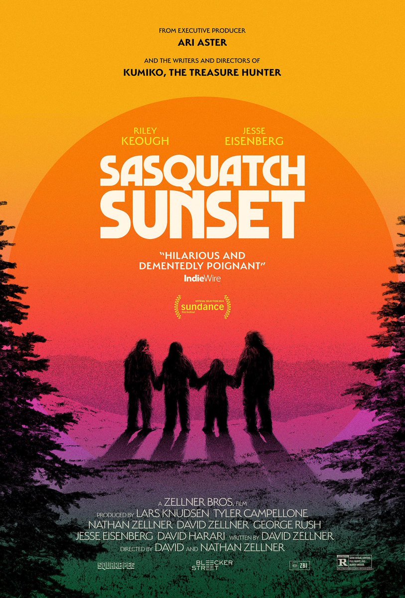 Off to experience Sasquatch Sunset at @SpectrumTheatre . 🦧🌞

#Sasquatch #SasquatchSunset #DavidZellner #NathanZellner #AriAster #RileyKeough #JesseEisenberg #IndieCinema #Poster #CoverArt