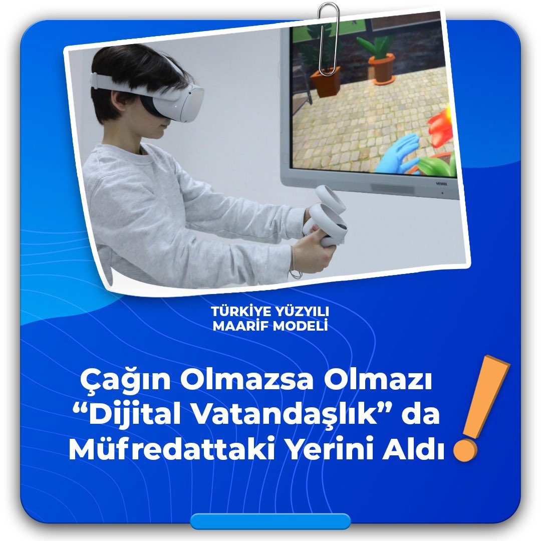 Öğrencilerin bilgi teknolojileri ve dijital vatandaşlık alanlarında ihtiyaç duyacakları “e-Devlet, e-Nabız, e-Okul, EBA” gibi uygulamalar ve diğer tüm dijital vatandaşlık hizmetleri de ayrıntılı bir şekilde tanıtıldı. #KöklerdenGeleceğe @tcmeb @Yusuf__Tekin