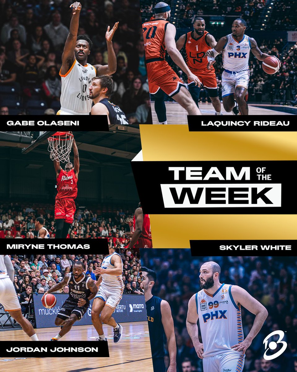 🔥🏆 The first Team of the Week of the Playoffs is here and this is an ELITE group of hoopers! 📺 WATCH HIGHLIGHTS: youtube.com/@britishbasket… #UNBEATABLE #BritishBasketballLeague