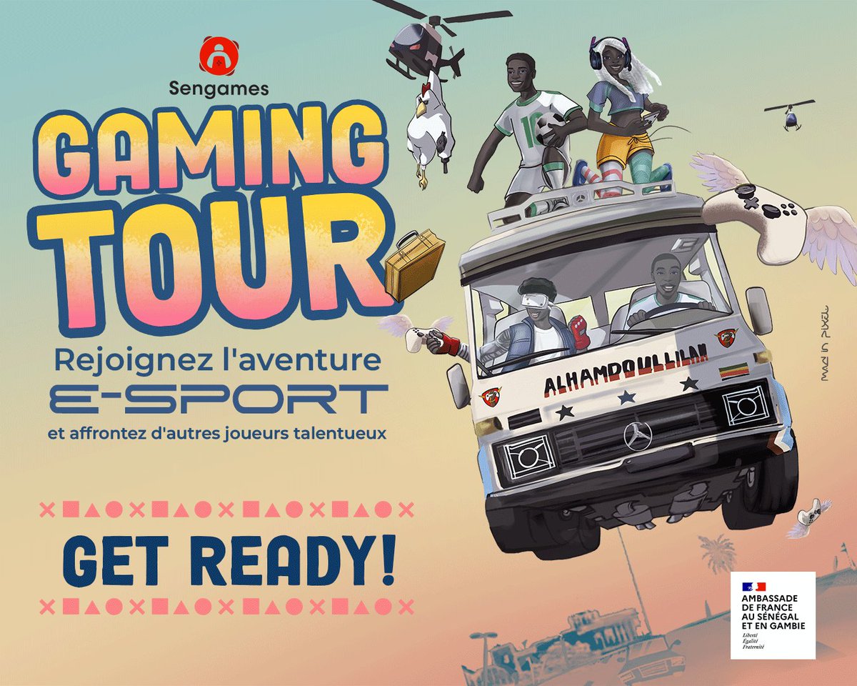 On arrive bientôt chez vous ! Restez connectés. 
#GamingTour
