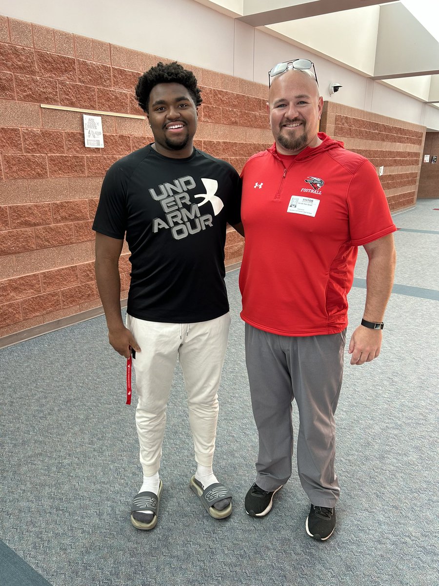 CoachJVG's tweet photo. Seeing another future @MountaineerFB player this morning!! @TrevorColeman24 #ThinAirCrew #StayInState https://t.co/0HBYGKn2ze