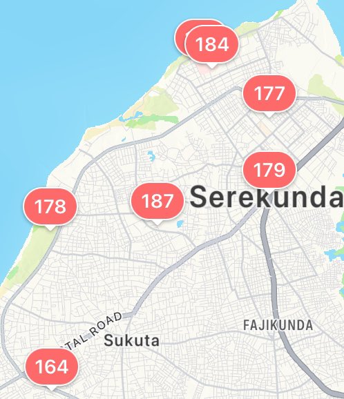 IQAir's tweet photo. Serekunda, Gambia is experiencing unhealthy air quality. To see what your air quality is like, download our free app. #serekunda #gambia #airquality #airpollution
https://t.co/E704rTYDHd https://t.co/WrEMv4XL6n