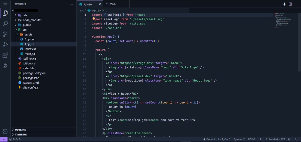 Any guess which IDE is this?
.
.
.
If your answer is VS Code, you probably don't know about Google's Project IDX - Coding on the Cloud.

I've been using it for a couple of days and I am not exaggerating but it works like the native application.